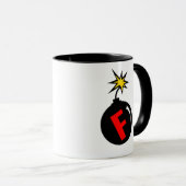 de f-bom mok (Voorkant rechts)