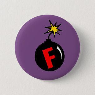 de f-bom ronde button 5,7 cm