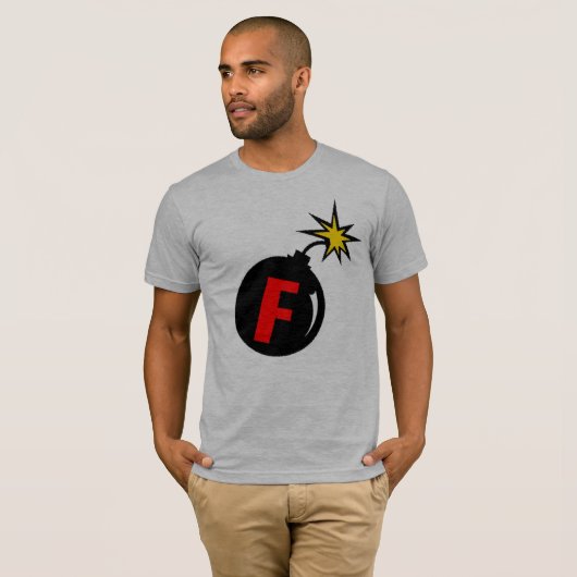 de f-bom t-shirt (Voorkant volledig)