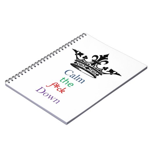 De F*ck omlaag kalmeren Notitieboek (Linkerzijde)