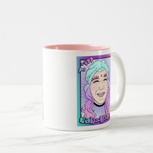 De fab-U-Las Two-Tone Mok van Zer0 (Voorkant rechts)