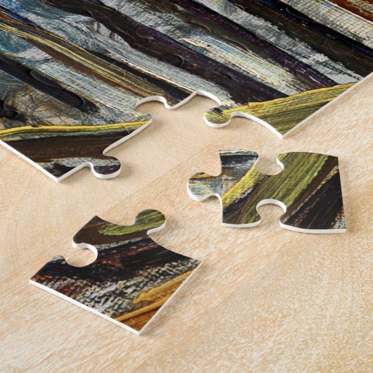 De fabriek (1887) van Vincent Van Gogh Legpuzzel (Zijkant)