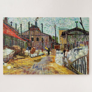 De fabriek (1887) van Vincent Van Gogh Legpuzzel