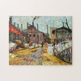 De fabriek (1887) van Vincent Van Gogh Legpuzzel