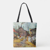 De fabriek (1887) van Vincent Van Gogh Tote Bag (Achterkant)
