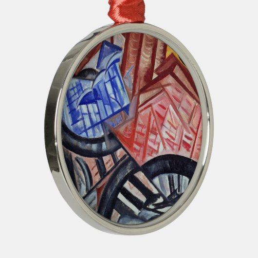 De fabriek en de brug metalen ornament (Rechts)