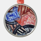 De fabriek en de brug metalen ornament (Voorkant)