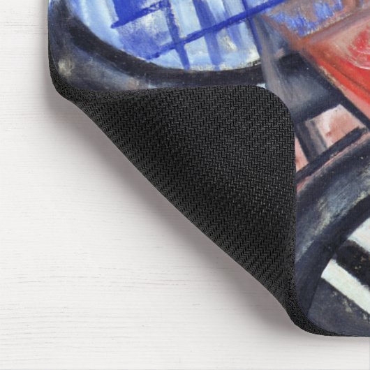 De fabriek en de brug muismat (Hoek)