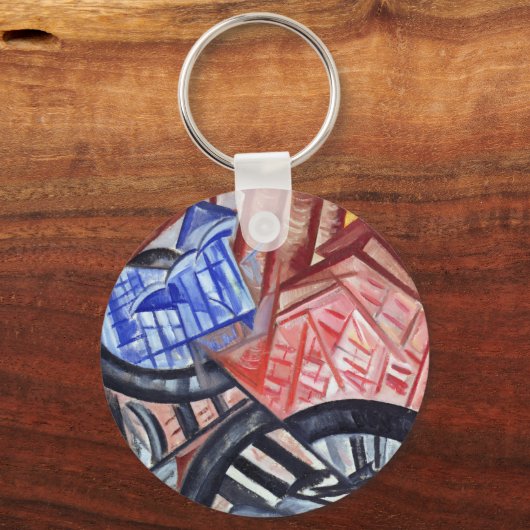 De fabriek en de brug sleutelhanger (Voorkant)