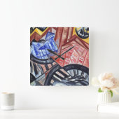 De fabriek en de brug vierkante klok (Huis)