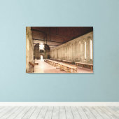 De fabriek van de monniken canvas afdruk (Insitu (Houten vloer))