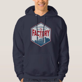 De fabrieksbalk kleurschild hoodie