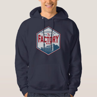 De fabrieksbalk kleurschild hoodie