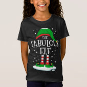 De Fabulous Elf-kerstfamilie komt overeen met de k T-shirt (Voorkant)