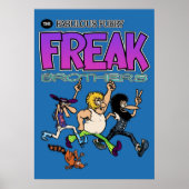 De Fabulous Furry Freak Brothers Sticker Mask Poster (Voorkant)