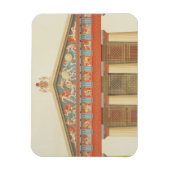 De façade van de tempel van Jupiter in Aegina (323 Magneet (Verticaal)