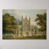 De façade van het noordwesten poster (Voorkant)