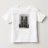 De façade van Notre-Dame, Parijs, eind 19e eeuw Kinder Shirts (Voorkant)