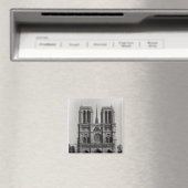 De façade van Notre-Dame, Parijs, eind 19e eeuw Magneet (Insitu (Vaatwasser))
