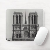 De façade van Notre-Dame, Parijs, eind 19e eeuw Muismat (Met muis)