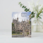 De façade van Quinta da Regaleira. Briefkaart (Staand voorkant)