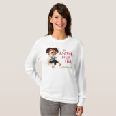 De factor eindigt nooit t-shirt (Voorkant volledig)