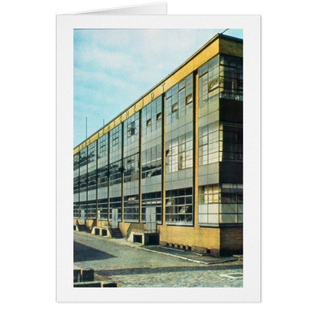 De Fagus Shoe Factory, ontworpen door Walter Gropi (Voorkant)