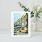 De Fagus Shoe Factory, ontworpen door Walter Gropi Briefkaart (Staand voorkant)
