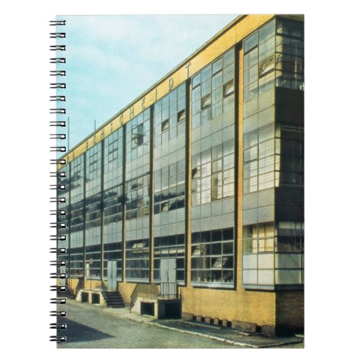 De Fagus Shoe Factory, ontworpen door Walter Gropi Notitieboek (Voorkant)