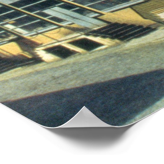 De Fagus Shoe Factory, ontworpen door Walter Gropi Poster (Hoek)