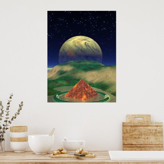 De Fair Green Hills Poster (Keuken)