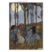  - de fairies dans rond een boom, (Voorkant)