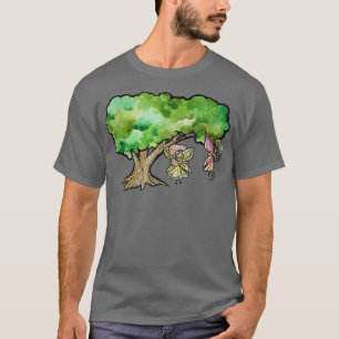 De fairies door een boom Natuur overheerst de aard T-shirt
