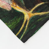 DE FAIRIES FAVORITE BIRD Enchanted Bossen Fleece Deken (Hoek)