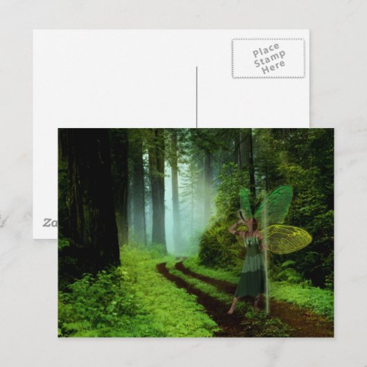 De Fairies oproepen Briefkaart (Voorkant / Achterkant)