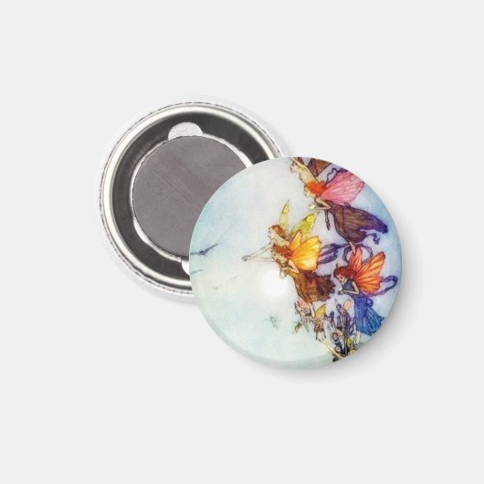 De Fairies ronde magneet (Voorkant / Achterkant)