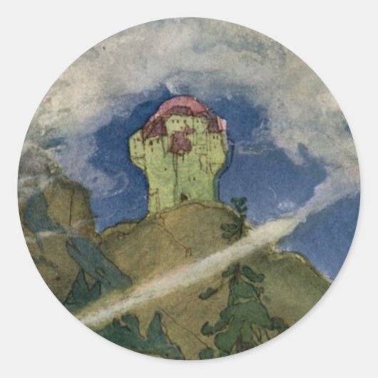 De Fairies-Sticker Ronde Sticker (Voorkant)