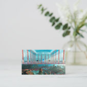 De fairy Bath-Bladwijzer Visitekaartje (Staand voorkant)