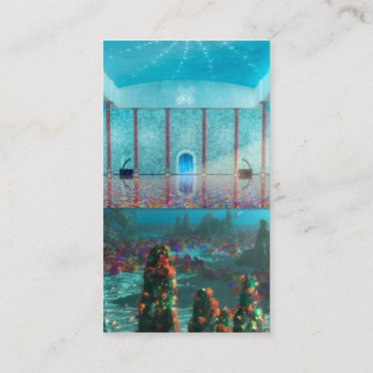 De fairy Bath-Bladwijzer Visitekaartje (Achterkant)