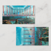 De fairy Bath-Bladwijzer Visitekaartje (Voorkant / Achterkant)