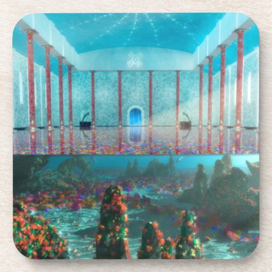 De fairy Bath Cork Onderzetters (Voorkant)