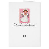 DE FAIRY BRIDE - bruid , trouwkaart (Achterkant)