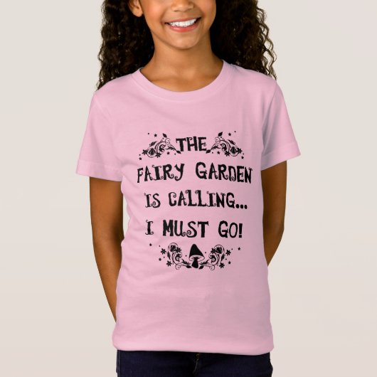 De Fairy Garden belt. Girls Fairy Shirt (Voorkant)