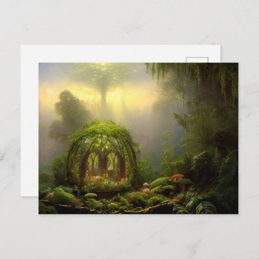 De Fairy Gazebo Fantasy Art Briefkaart (Voorkant / Achterkant)