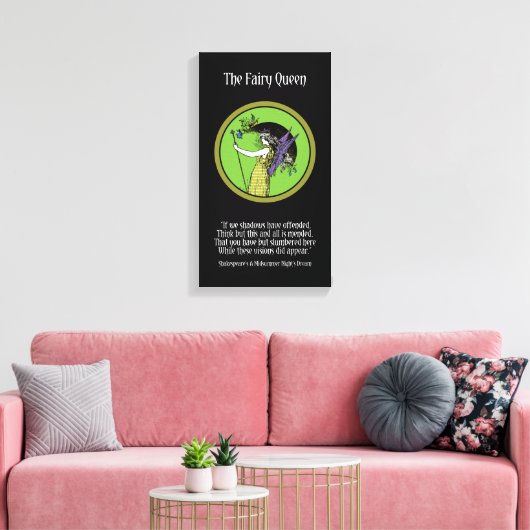 De Fairy Queen Canvas Afdruk (Insitu (Woonkamer))