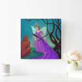 De Fairy Queen Vierkante Klok (Huis)