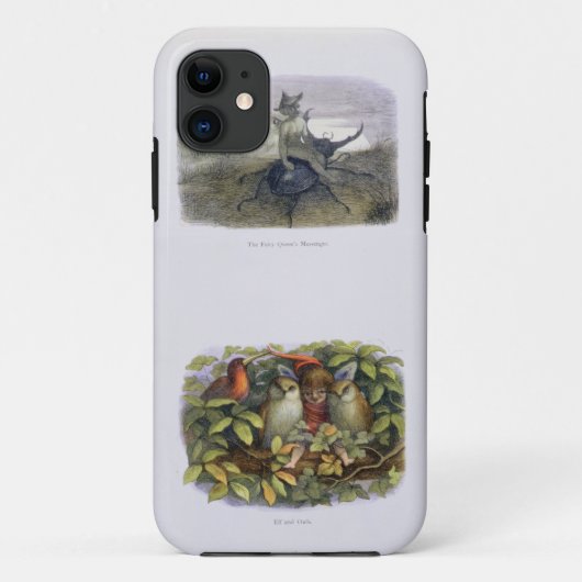 De Fairy Queen's Messenger, Elf en Owls, is ziek Case-Mate iPhone Case (Achterkant)