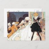 De  Fairy Tale Princess Wedding Save the Date! Aankondigingskaart (Voorkant / Achterkant)