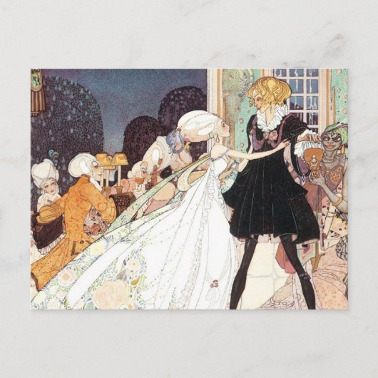 De  Fairy Tale Princess Wedding Save the Date! Aankondigingskaart (Voorkant)