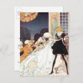 De  Fairy Tale Princess Wedding Save the Date! Aankondigingskaart (Voorkant / Achterkant)